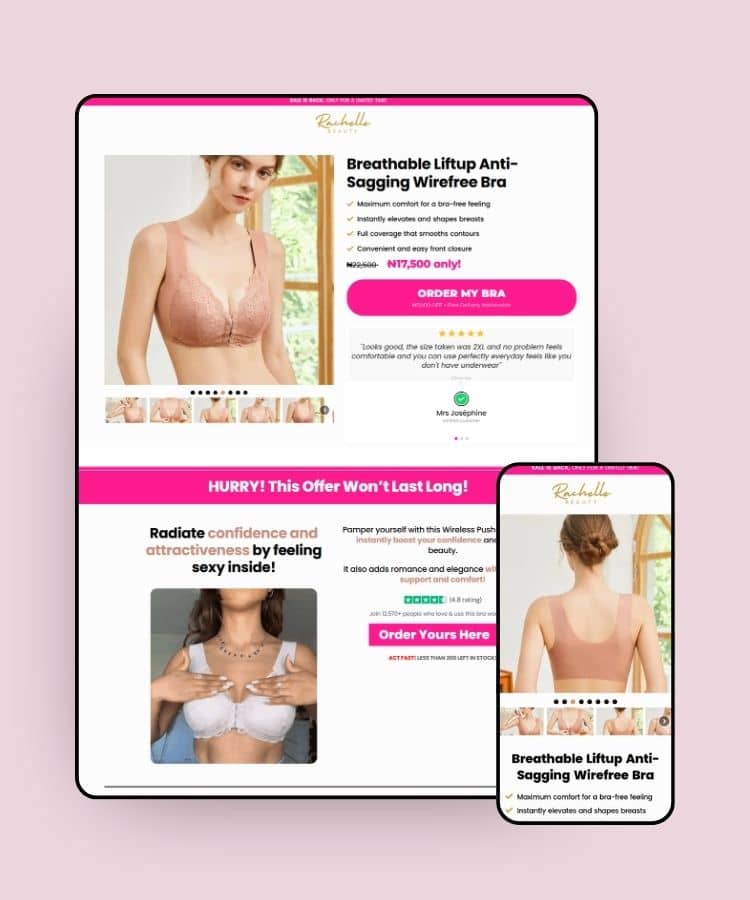 PinkMedia Sales Funnel Template - Ecom Funnel
