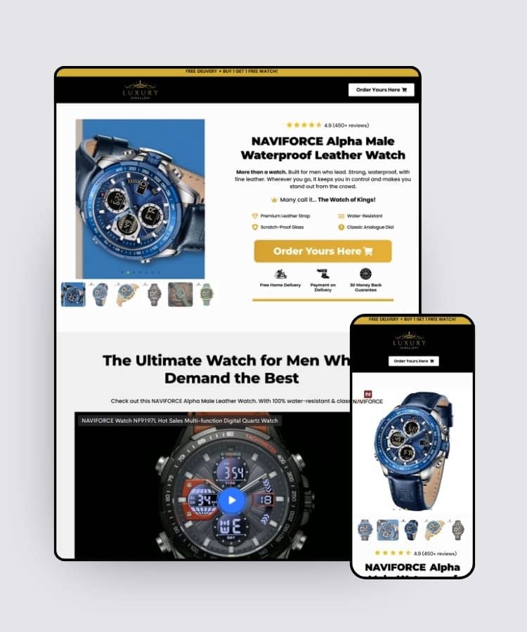 StylePro Sales Funnel Template - Ecom Funnel